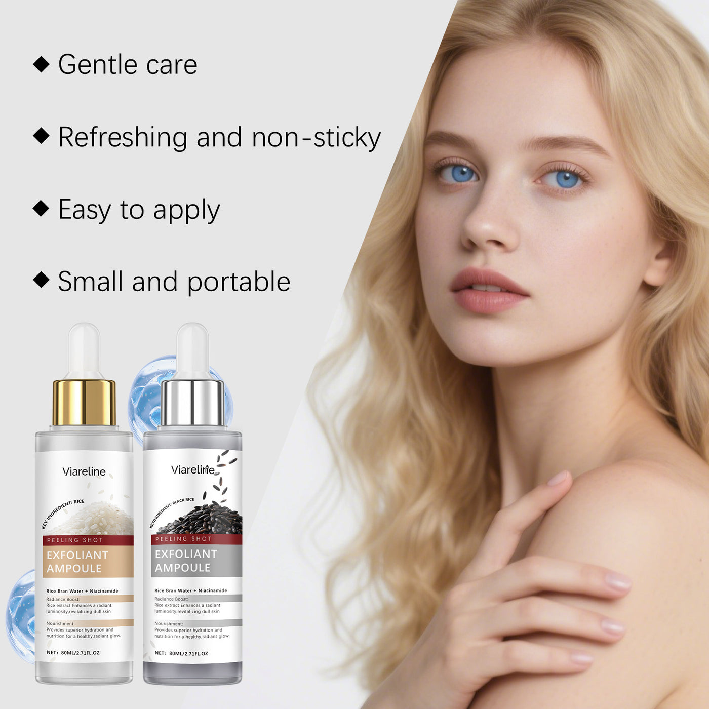 Black Rice Ingredients Moisturize And Nourish The Face.