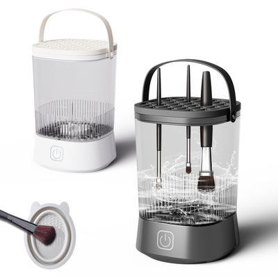 Electric Makeup Brush Cleaner - 9000 RPM Makeup Brush Cleaning Machine, Waterproof Automatic Makeup Brush Cleaner For Makeup Sponges And Brushes.