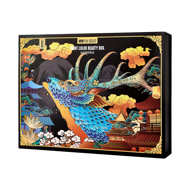 Elk Makeup Nine-piece Set Makeup Powder Air Cushion BB Cream Lipstick Affordable Makeup Set.