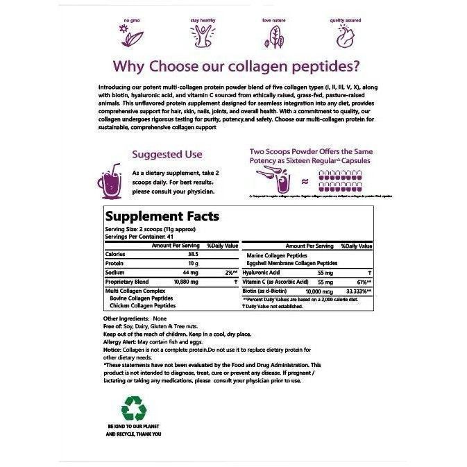 Multi-collagen Peptide Powder.