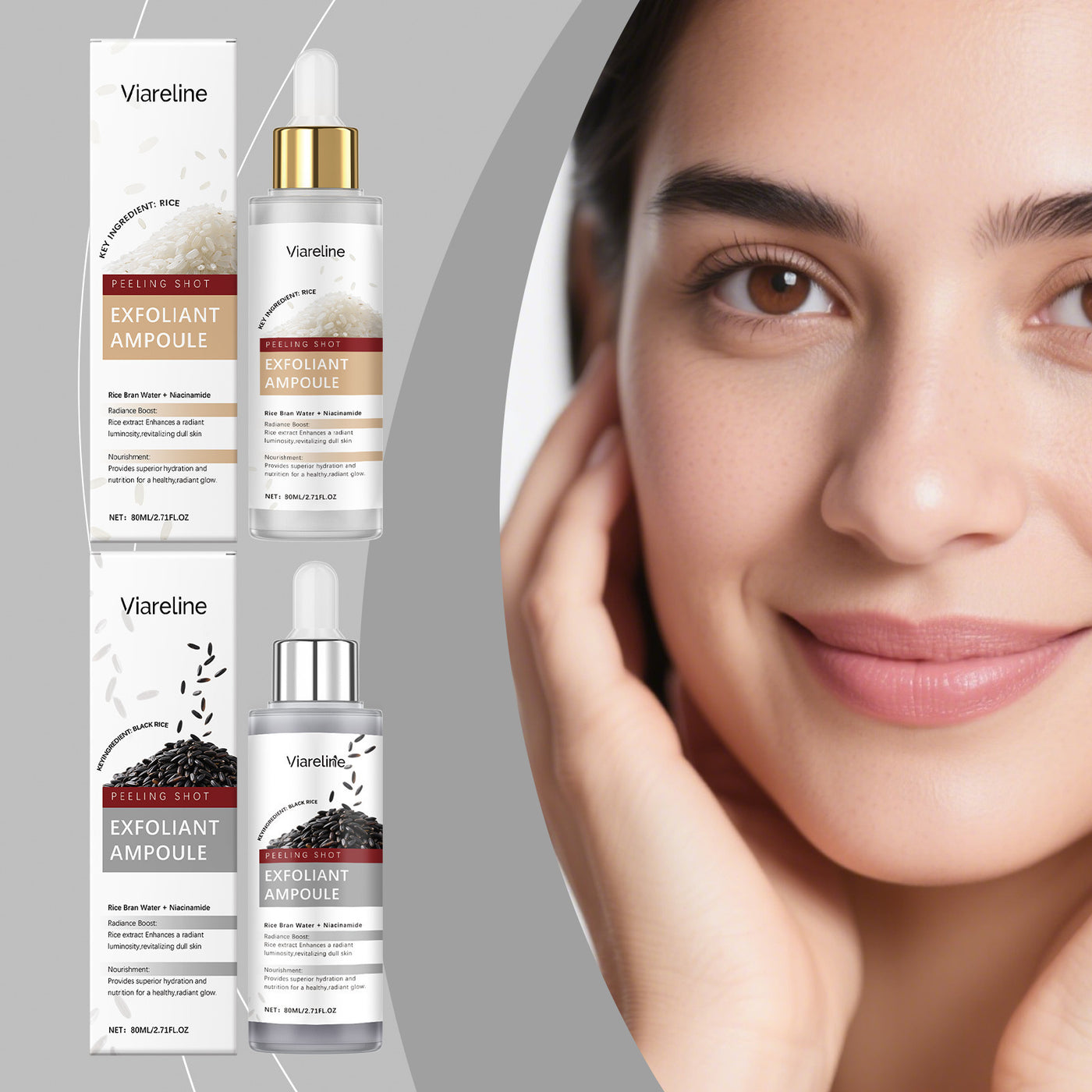 Black Rice Ingredients Moisturize And Nourish The Face.